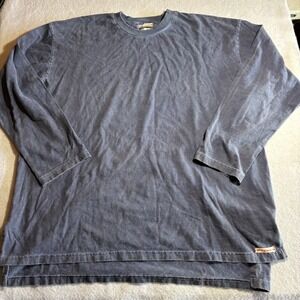 Dr Collectors Mens Long Sleeve T Shirt Size L Blue Cotton Teddy Forever